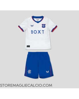 Rangers Maglia Gara Trasferta Repliche 2024-25 Bambino Maniche Corte Rangers Maglia Gara Trasferta Repliche 2024-25 Bambino Maniche Corte